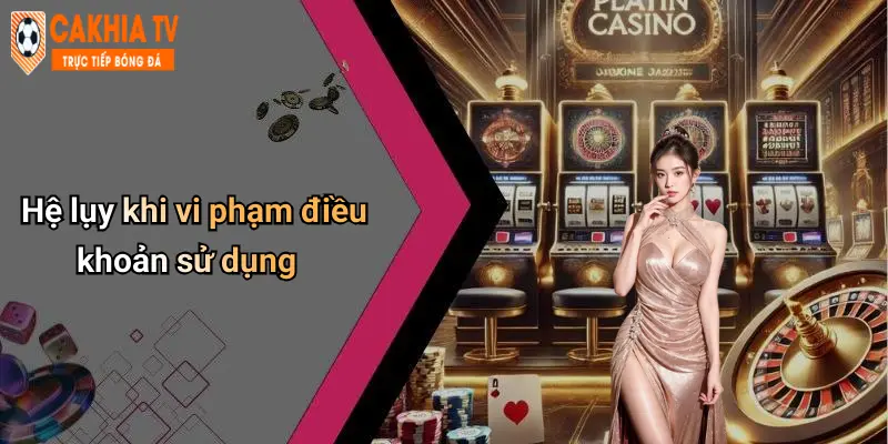 Hệ lụy khi vi phạm điều khoản sử dụng