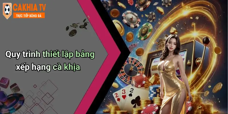 Bảng Xếp Hạng: Sân Chơi Cà Khịa Định Hình Xu Thế Giải Trí Trực Tuyến 3 Quy trình thiết lập bảng xếp hạng cà khịa