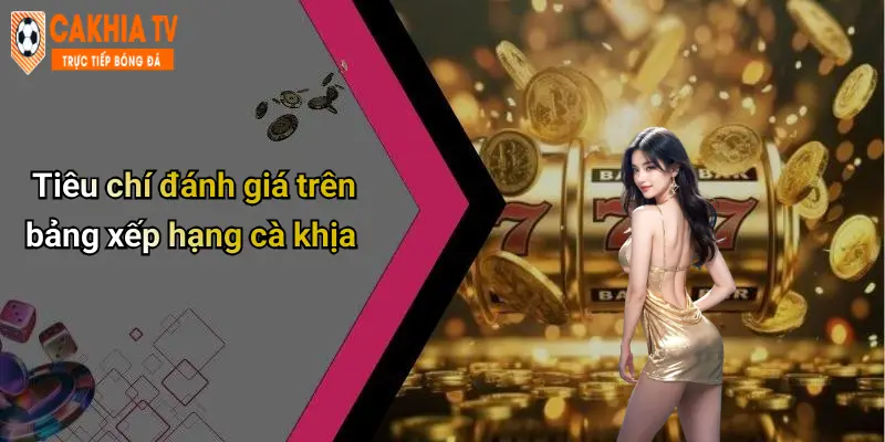 Bảng Xếp Hạng: Sân Chơi Cà Khịa Định Hình Xu Thế Giải Trí Trực Tuyến 2 Tiêu chí đánh giá trên bảng xếp hạng cà khịa