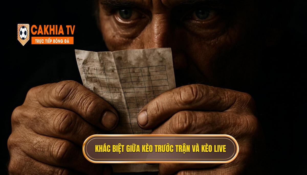 Phân Tích Sâu Sắc Về Sự Khác Biệt Giữa Kèo Trước Trận Và Kèo Live