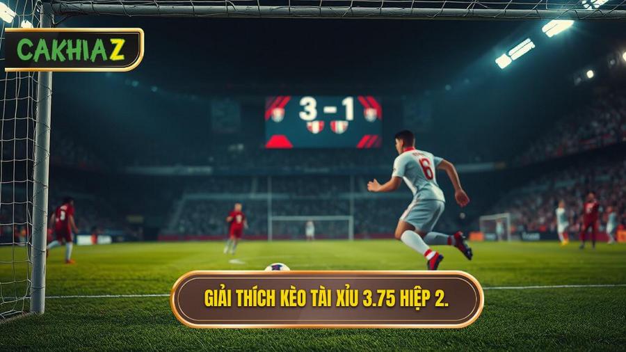 Kèo tài xỉu 3.75 hiệp 2: Nghệ thuật săn bàn thắng phút chót cùng CÀ KHỊA 1 Giải thích kèo tài xỉu 3.75 hiệp 2
