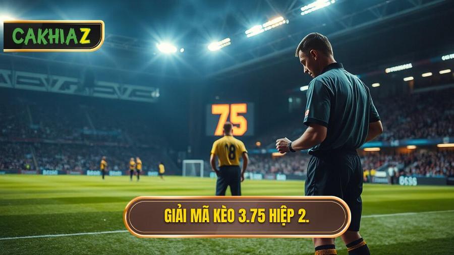Kèo tài xỉu 3.75 hiệp 2: Nghệ thuật săn bàn thắng phút chót cùng CÀ KHỊA 2 Giải mã kèo 3.75 hiệp 2