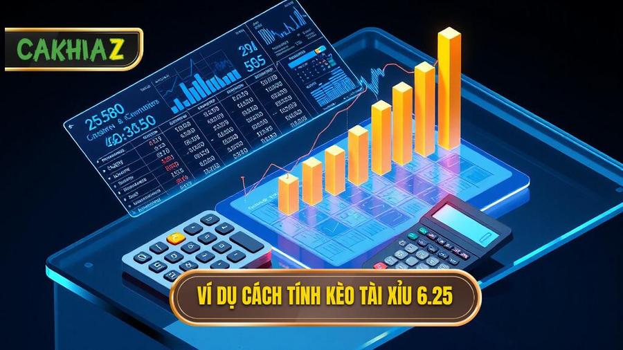 Kèo tài xỉu 6.25 là gì? Giải mã chi tiết và chiến thuật chơi bách chiến bách thắng 3 Ví dụ cách tính kèo tài xỉu 6.25
