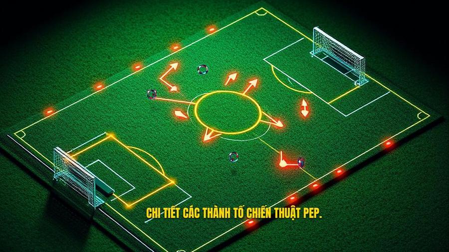 Chiến thuật Pep Guardiola: Toàn tập về "Quái kiệt" sân cỏ 3 Phân tích chi tiết các thành tố trong Chiến thuật Pep Guardiola