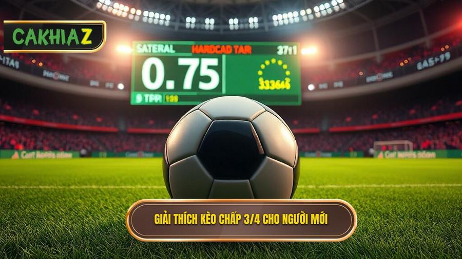 Kèo chấp 3/4 (0.75) - Giải mã "con át chủ bài" trong cá độ bóng đá 1 Kèo chấp 3/4 (0.75) là gì? Khái niệm cơ bản cho người mới