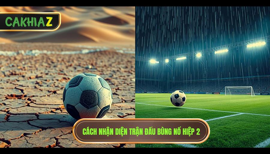 Hiệp 1 khô hạn nhưng hiệp 2 dễ bùng nổ: Nghệ thuật săn bàn thắng muộn trong cá cược bóng đá 2 Cách nhận diện trận đấu bùng nổ hiệp 2