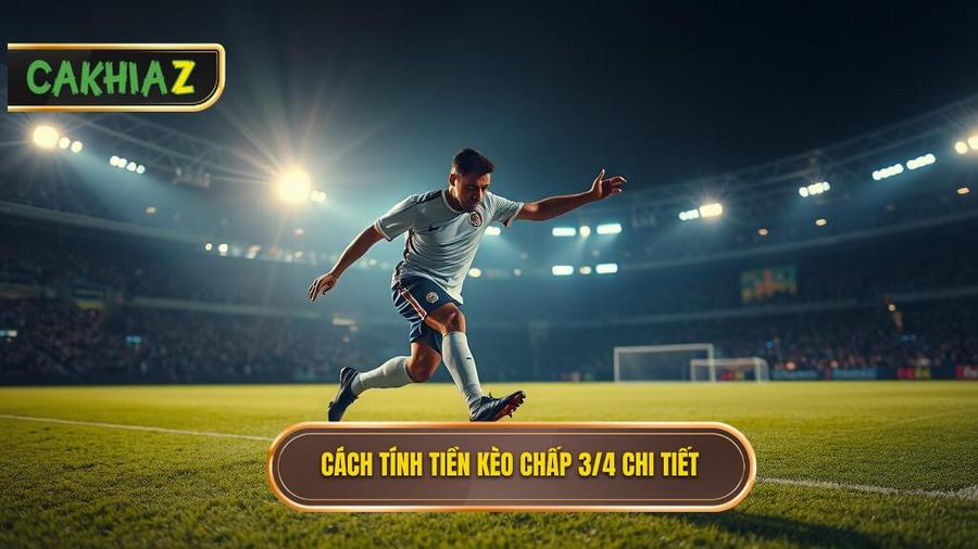 Kèo chấp 3/4 (0.75) - Giải mã "con át chủ bài" trong cá độ bóng đá 2 Cách tính tiền thắng thua khi chơi Kèo chấp 3/4 (0.75)