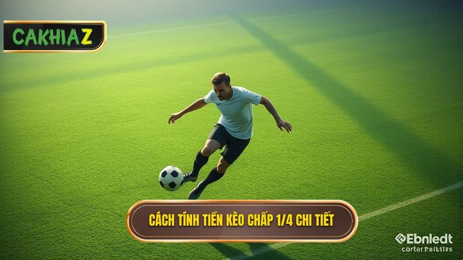 Kèo chấp 1/4 (0.25) là gì? Giải mã chiến thuật chơi kèo đồng banh nửa trái 2 Cách tính tiền thắng thua khi chơi Kèo chấp 1/4 (0.25)