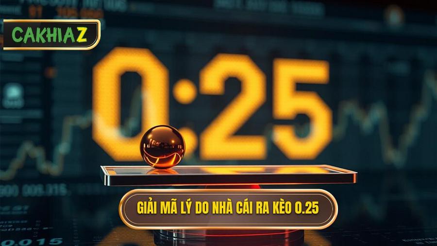 Kèo chấp 1/4 (0.25) là gì? Giải mã chiến thuật chơi kèo đồng banh nửa trái 3 Phân tích chuyên sâu: Tại sao nhà cái đưa ra tỷ lệ 0.25?