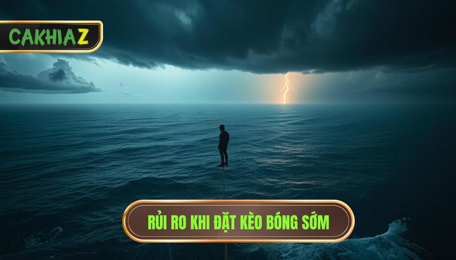 Vào kèo sớm có lợi thế nhưng rủi ro cao: Nghệ thuật "đi trên dây" trong đầu tư 3 Rủi ro khi đặt kèo bóng sớm