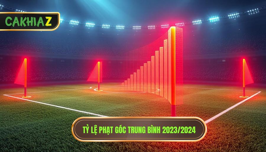 Đội bóng nào thường thắng kèo góc? Top CLB cày góc uy tín nhất 3 Bảng thống kê tỷ lệ phạt góc trung bình mùa giải 2023/2024